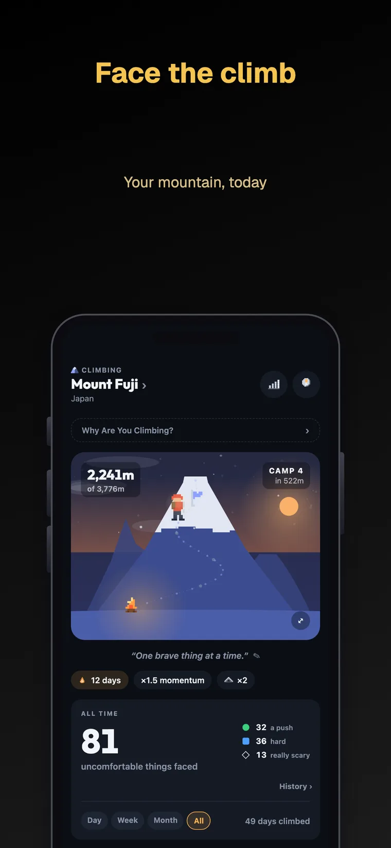 Braveclimb — Your mountain, today